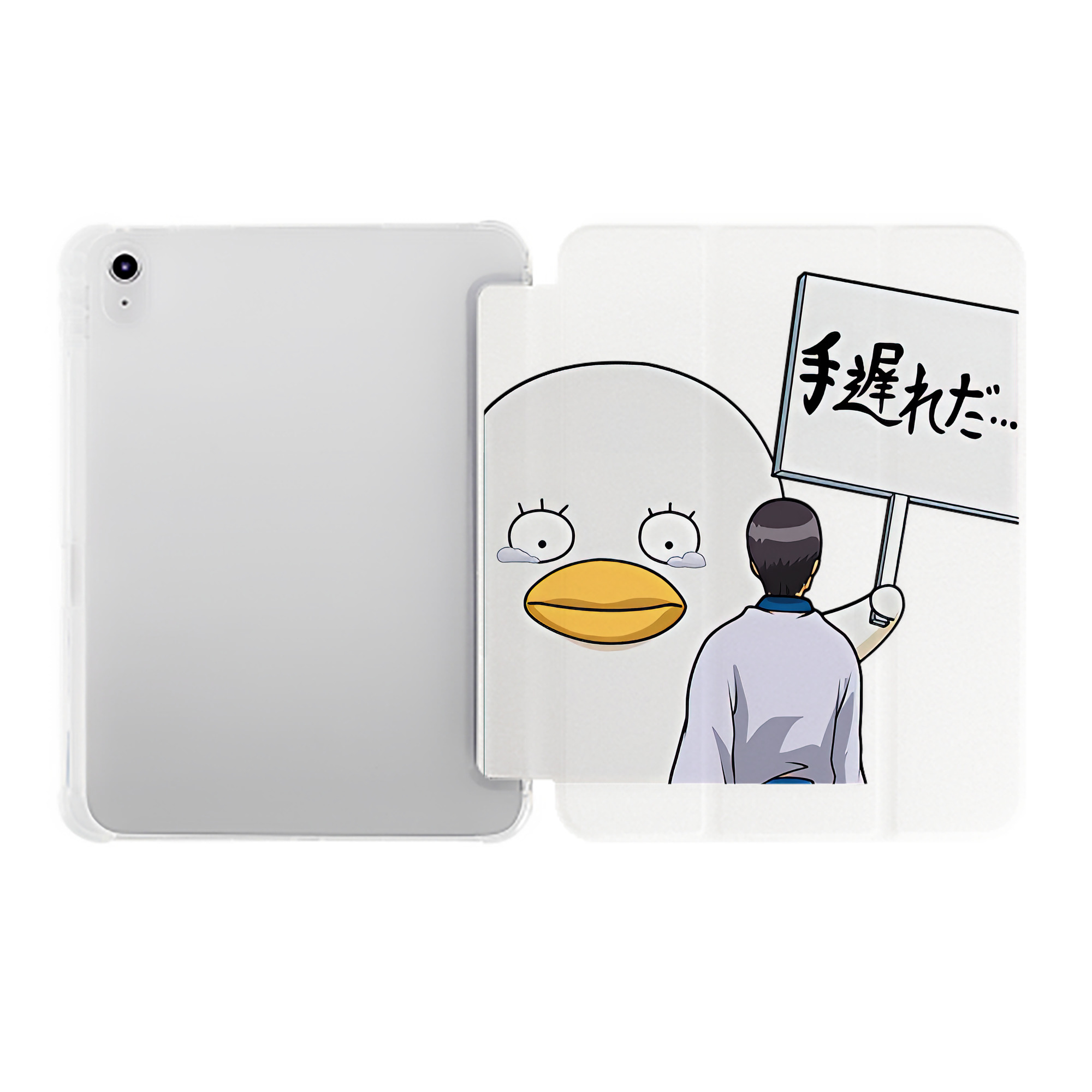 （画像用） ぎんたま 坂田銀時（さかたぎんとき） 神楽 志村新八（しむら しんぱち） GINTAMA Sakata Gintoki Kagura Shimura Shinpachi IPad ケース ペン収納付き 三つ折りスタンド PUレザー×シリコン 対応機種9.5/10.5/10.9インチ